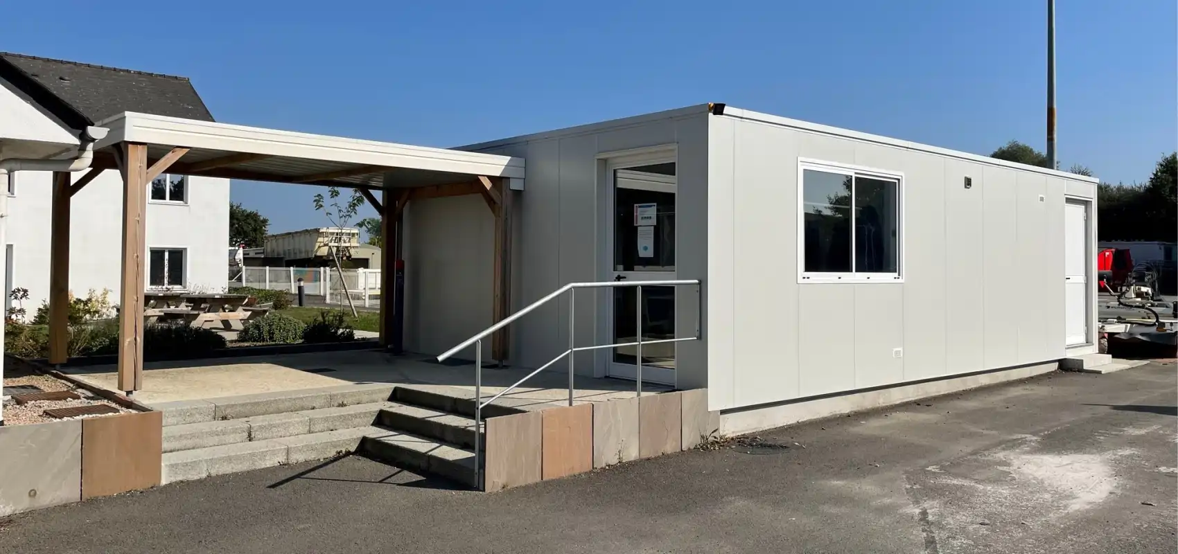 bureau de chantier BTP réalisé en construction modulaire